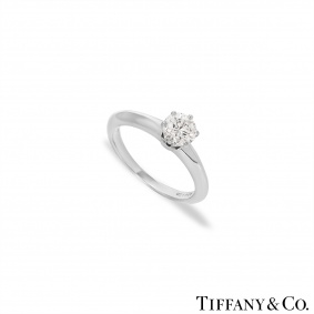 Tiffany & Co. Platinum Diamond Setting Ring 0.57ct D/VVS2 Tiffany & Co. Platinum Diamond Setting Ring 0.57ct D/VVS2